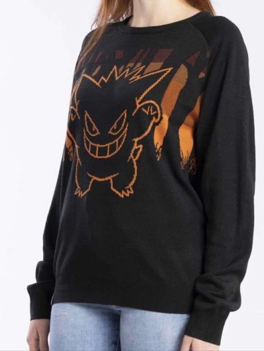 The Pokémon Center Gengar Spooky Forest Sweet Temptations Knit Sweater Large - Picture 2 of 11